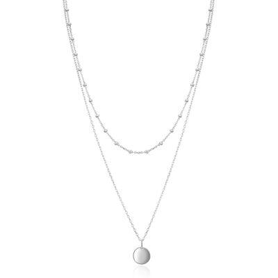 Beneto Colier elegant dublu din argint AGS1518/55 Beneto Colier elegant dublu din argint AGS1518/55