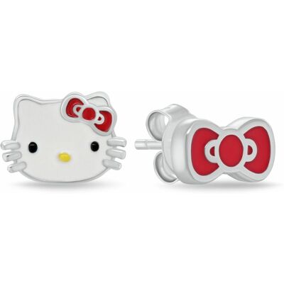 Brilio Silver Cercei asimetrici din argint Hello Kitty EA1211W Brilio Silver Cercei asimetrici din argint Hello Kitty EA1211W