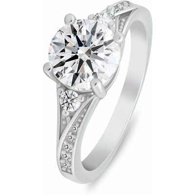 Brilio Silver Inel din argint strălucitor cu zircon RI150W 50 mm Brilio Silver Inel din argint strălucitor cu zircon RI150W 50 mm