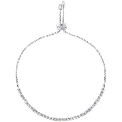 Brilio Silver Brățară elegantă din argint cu pietre de zircon BRC91W Brilio Silver Brățară elegantă din argint cu pietre de zircon BRC91W
