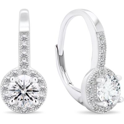 Brilio Silver Cercei unici din argint cu zirconii transparente EA416W Brilio Silver Cercei unici din argint cu zirconii transparente EA416W