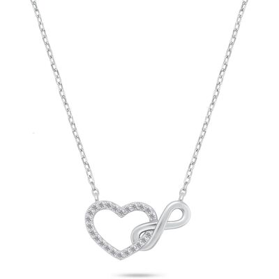 Brilio Silver Colier modern din argint cu zirconi NCL121W Brilio Silver Colier modern din argint cu zirconi NCL121W
