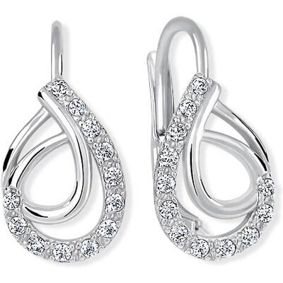 Soliter Cercei moderni din argint cu zirconiu 436 001 00551 04 Soliter Cercei moderni din argint cu zirconiu 436 001 00551 04