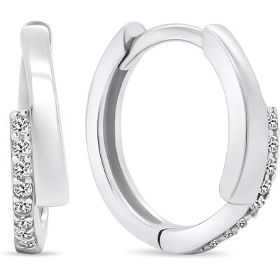 Brilio Silver Cercei la modă de argint cu zirconii EA558W Brilio Silver Cercei la modă de argint cu zirconii EA558W