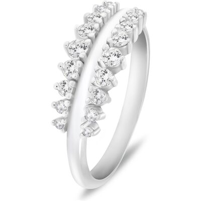 Brilio Silver Inel la modă din argint cu zirconii transparente RI120W 56 mm Brilio Silver Inel la modă din argint cu zirconii transparente RI120W 56 mm