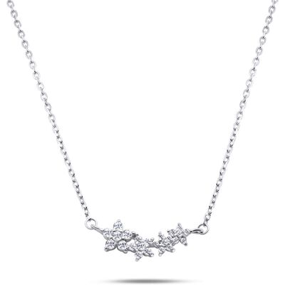 Brilio Silver Colier fin din argint cu floricele NCL02W Brilio Silver Colier fin din argint cu floricele NCL02W