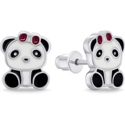 Brilio Silver Cercei originali din argint Panda EA817W Brilio Silver Cercei originali din argint Panda EA817W
