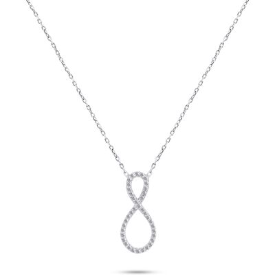 Brilio Silver Colier original de argint Infinit NCL38W Brilio Silver Colier original de argint Infinit NCL38W