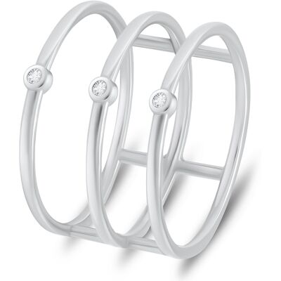 Brilio Silver Inel original din argint cu poietre de zircon RI069W 54 mm Brilio Silver Inel original din argint cu poietre de zircon RI069W 54 mm