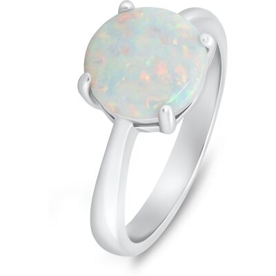 Brilio Silver Inel fermecător din argint cu opal RI105W 52 mm Brilio Silver Inel fermecător din argint cu opal RI105W 52 mm