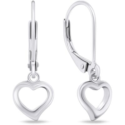 Brilio Silver Romantici cercei de argint Inimioare EA729W Brilio Silver Romantici cercei de argint Inimioare EA729W