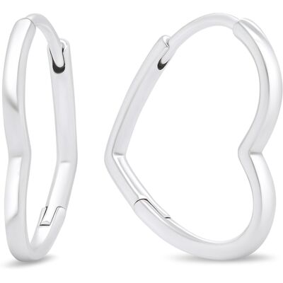 Brilio Silver Romantic cercei din argint in formă de inimioare EA391W Brilio Silver Romantic cercei din argint in formă de inimioare EA391W