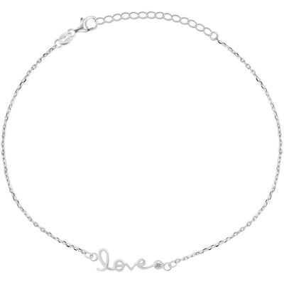 Brilio Silver Romantică Brățară din argint Love BRC66W Brilio Silver Romantică Brățară din argint Love BRC66W