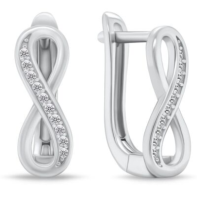 Brilio Silver Cercei de argint Infinit EA290W Brilio Silver Cercei de argint Infinit EA290W