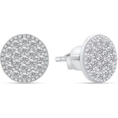 Brilio Silver Cercei frumoși din argint cu zircon EA506W Brilio Silver Cercei frumoși din argint cu zircon EA506W
