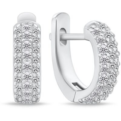 Brilio Silver EA944W - Cercei din argint cu zirconiu Brilio Silver EA944W - Cercei din argint cu zirconiu