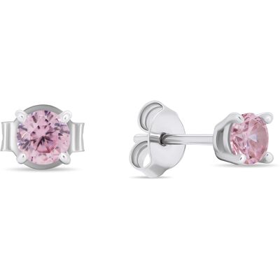 Brilio Silver Cercei din argint cu pietre de zirconiu cubic roz deschis EA598WP Brilio Silver Cercei din argint cu pietre de zirconiu cubic roz deschis EA598WP