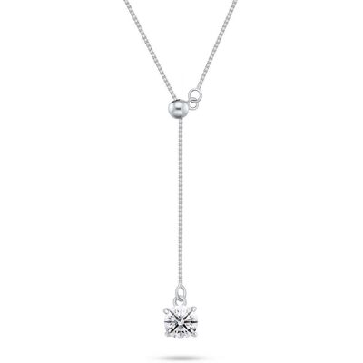 Brilio Silver Colier reglabil din argint cu zirconiu cubic NCL220W Brilio Silver Colier reglabil din argint cu zirconiu cubic NCL220W