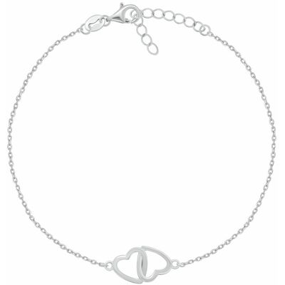 Brilio Silver Brățară de picior rafinată din argint, decorată cu inimioare ANK116W Brilio Silver Brățară de picior rafinată din argint, decorată cu inimioare ANK116W