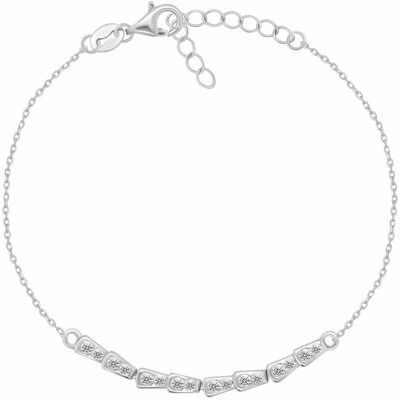 Brilio Silver Brățară de argint pentru femei cu zircon BRC238W Brilio Silver Brățară de argint pentru femei cu zircon BRC238W