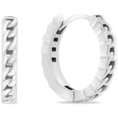 Brilio Silver Cercei rotunzi eleganți din argint EA991W Brilio Silver Cercei rotunzi eleganți din argint EA991W