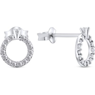 Brilio Silver Cercei sclipitori din argint EA357W Brilio Silver Cercei sclipitori din argint EA357W