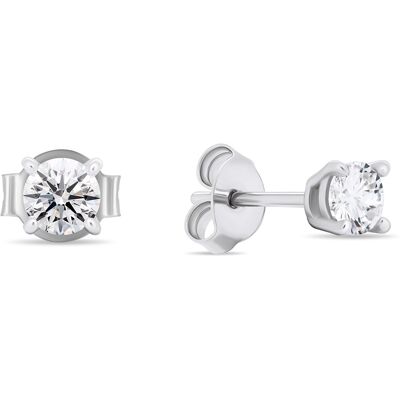 Brilio Silver Cercei din argint cu pietre transparente de zircon EA580/1/2/3/4W 0,6 cm Brilio Silver Cercei din argint cu pietre transparente de zircon EA580/1/2/3/4W 0,6 cm