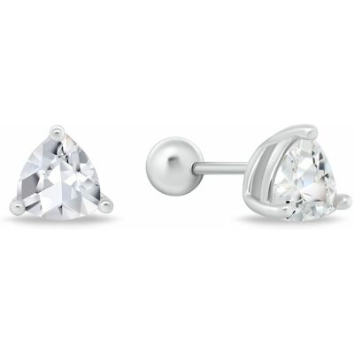 Brilio Silver Cercei stud din argint cu zirconiu cubic transparent EA1236W 0,6 cm Brilio Silver Cercei stud din argint cu zirconiu cubic transparent EA1236W 0,6 cm