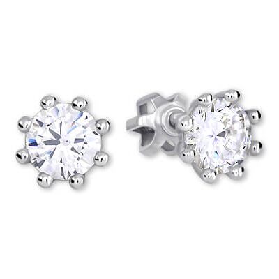 Soliter Cercei din argint cu cristal 436 001 00417 04 Soliter Cercei din argint cu cristal 436 001 00417 04