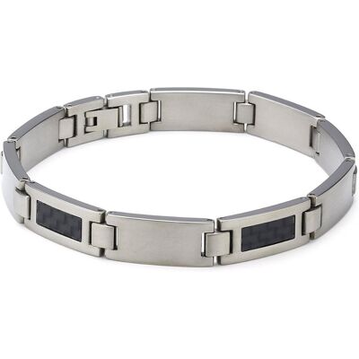 Boccia Titanium Brățară din titan pentru bărbați 0333-01 Boccia Titanium Brățară din titan pentru bărbați 0333-01