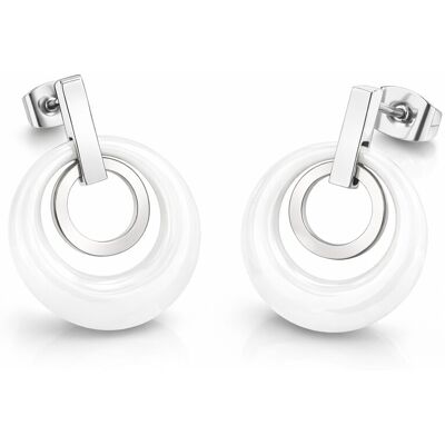 Boccia Titanium Cercei eleganți din titan cu ceramică 0588-01 Boccia Titanium Cercei eleganți din titan cu ceramică 0588-01