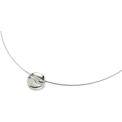Boccia Titanium Pandantiv din titan cu diamant 07022-02 Boccia Titanium Pandantiv din titan cu diamant 07022-02