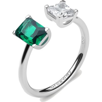 Brosway Inel elegant deschis cu zirconii Fancy FLG09 M (53 - 55 mm) Brosway Inel elegant deschis cu zirconii Fancy FLG09 M (53 - 55 mm)
