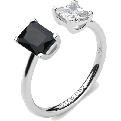 Brosway Inel elegant deschis cu zirconii Fancy FMB10 M (53 - 55 mm) Brosway Inel elegant deschis cu zirconii Fancy FMB10 M (53 - 55 mm)