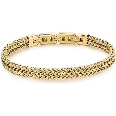 Brosway Brățară elegantă lanț placată cu aur pentru bărbați Ink BIK100 Brosway Brățară elegantă lanț placată cu aur pentru bărbați Ink BIK100