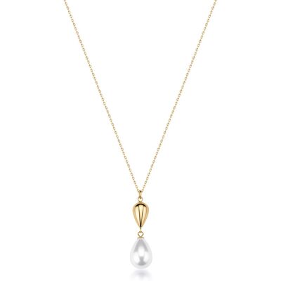 Brosway Colier elegant placat cu aur, cu perlă sintetică rafinată Perfect BPC69 Brosway Colier elegant placat cu aur, cu perlă sintetică rafinată Perfect BPC69