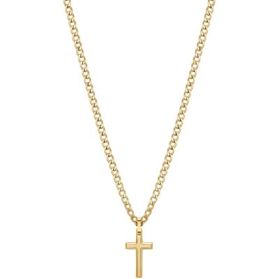 Brosway Colier fashion placat cu aur cu cruce Ink BIK30 Brosway Colier fashion placat cu aur cu cruce Ink BIK30