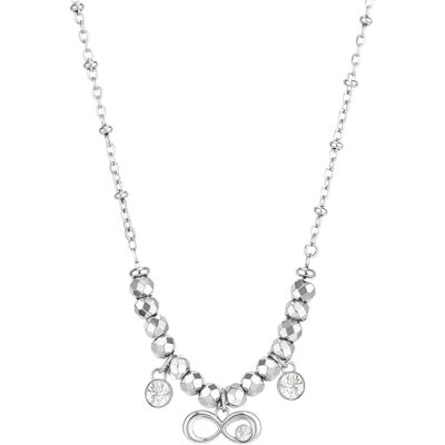 Brosway Colier rafinat din oțel pentru femei, cu simbol Infinity Chakra BHKN159 Brosway Colier rafinat din oțel pentru femei, cu simbol Infinity Chakra BHKN159