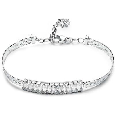 Brosway Brățară din oțel cu zirconiu cubic Hádek Desideri BEI087 Brosway Brățară din oțel cu zirconiu cubic Hádek Desideri BEI087