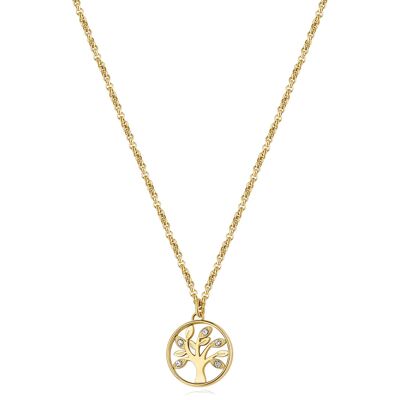 Brosway Colier placat cu aur Pomul Vieții Chakra BHKN094 Brosway Colier placat cu aur Pomul Vieții Chakra BHKN094