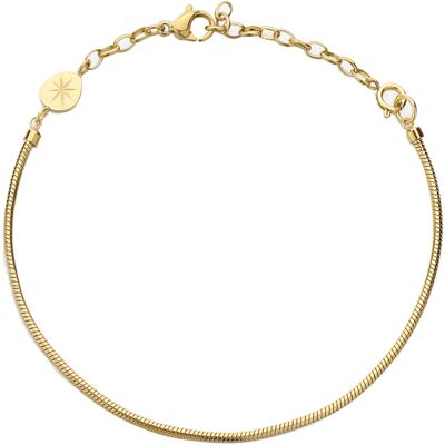 Brosway Brățară lanț Șarpe placată cu aur Essential BNL064 Brosway Brățară lanț Șarpe placată cu aur Essential BNL064