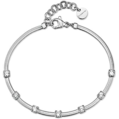 Brosway Brățară fermecătoare tip Șarpe, cu zirconii transparente Dreaming BIG14 Brosway Brățară fermecătoare tip Șarpe, cu zirconii transparente Dreaming BIG14