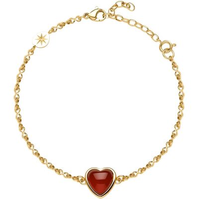 Brosway Brățară romantică placată cu aur cu agat Essential BNL140 Brosway Brățară romantică placată cu aur cu agat Essential BNL140