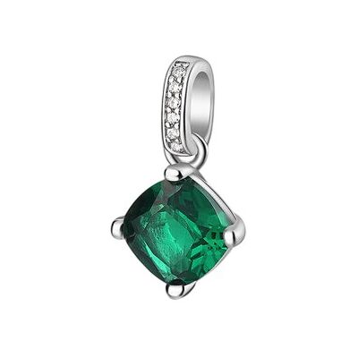 Brosway Pandantiv fermecător din argint cu zircon verde Fancy FLG15 Brosway Pandantiv fermecător din argint cu zircon verde Fancy FLG15
