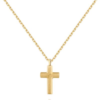 Brosway Colier elegant din oțel cu cruce Backliner BBC05 Brosway Colier elegant din oțel cu cruce Backliner BBC05