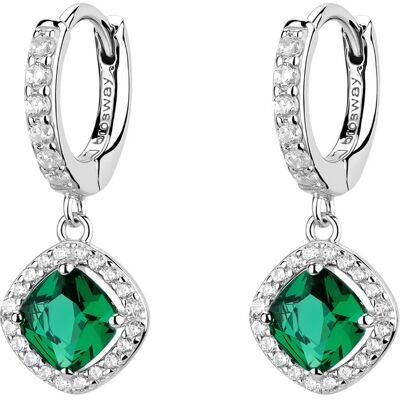 Brosway Cercei rotunzi strălucitori cu zirconiu cubic Fancy Life Green FLG142 Brosway Cercei rotunzi strălucitori cu zirconiu cubic Fancy Life Green FLG142