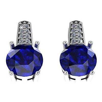 Beneto Exclusive Cercei de argint cu safire SAFAGUC1926 Beneto Exclusive Cercei de argint cu safire SAFAGUC1926