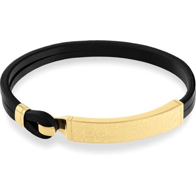 Calvin Klein Brățară elegantă din piele pentru bărbați Iconic 35000408 Calvin Klein Brățară elegantă din piele pentru bărbați Iconic 35000408