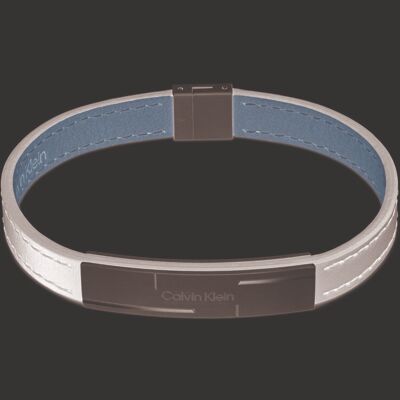 Calvin Klein Brățară din piele pentru bărbați Grid Family 35000056 Calvin Klein Brățară din piele pentru bărbați Grid Family 35000056