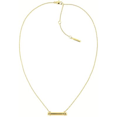 Calvin Klein Colier elegant placat cu aur Elongated Linear 35000015 Calvin Klein Colier elegant placat cu aur Elongated Linear 35000015
